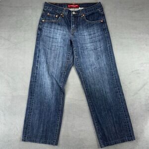 Levis 577 Nouveau Loose Baggy Fit Dark Denim Jeans Womens VTG Y2K 8 MIS 30x27.5